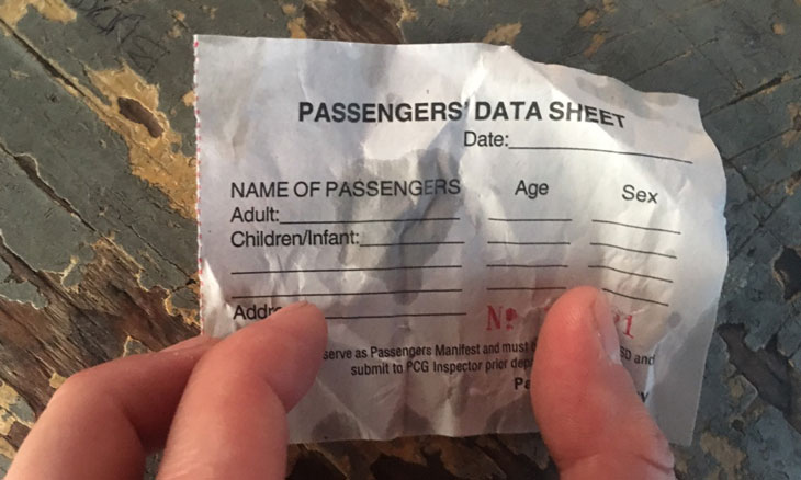 ボラカイ島 passengers data sheet