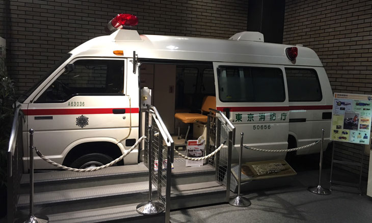 消防博物館 トヨタ救急自動車