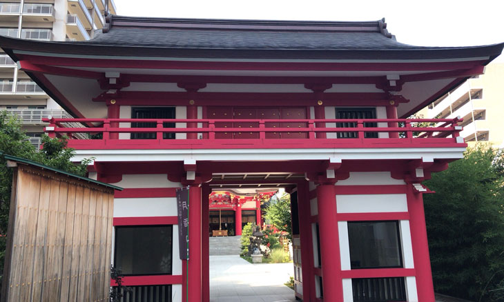 西新宿 成子天神社 楼門
