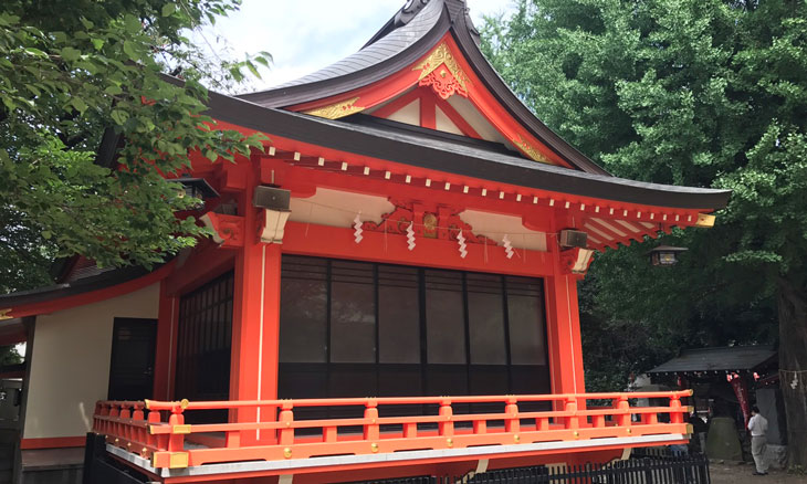 新宿 歌舞伎町 花園神社  神楽殿
