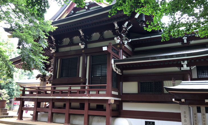 新宿 諏訪神社 拝殿