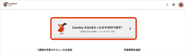 Cambly Kidsをたったの500円で試す！