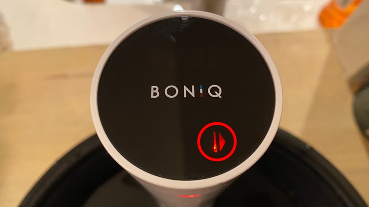 BONIQ 電源ボタン
