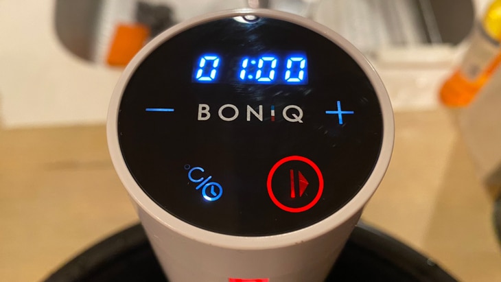 BONIQ 電源ボタン